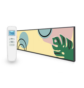 350W Abstract Leaves UltraSlim Picture Nexus Wi-Fi Infrared Heating Panel - Electric Wall Panel Heater 350W Abstract Leaves UltraSlim Picture Nexus Wi-Fi Infrared Heating Panel - Electric Wall Panel Heater