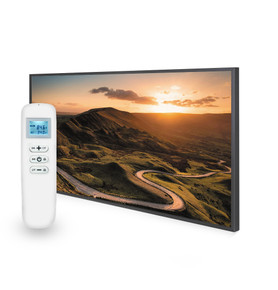 595x995 Rural Sunset Picture Nexus Wi-Fi Infrared Heating Panel 580W - Electric Wall Panel Heater
