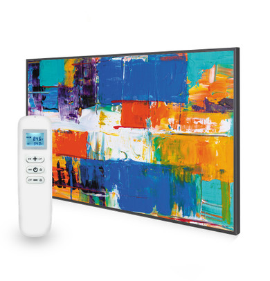 795x1195 Abstract Paint Picture Nexus Wi-Fi Infrared Heating Panel 900W - Electric Wall Panel Heater