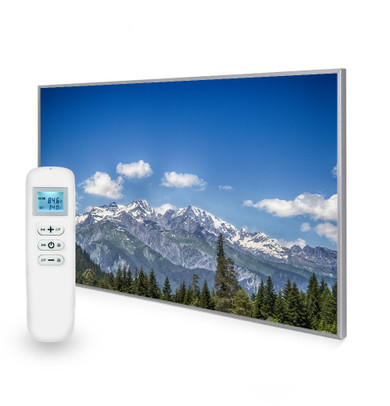 795x1195 Mountain Tops Picture Nexus Wi-Fi Infrared Heating Panel 900W - Electric Wall Panel Heater