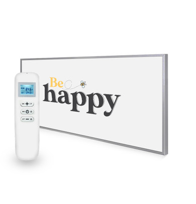 595x1195 Be Happy Quote Nexus Wi-Fi Infrared Heating Panel 700W - Electric Wall Panel Heater