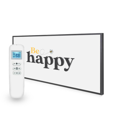 595x1195 Be Happy Quote Nexus Wi-Fi Infrared Heating Panel 700W - Electric Wall Panel Heater