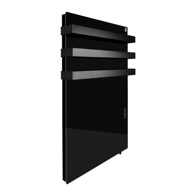 900W Quartz Glass Wi-Fi Towel Rail Infrared Heating Panel (Available in Black or White) - Electric Panel Heater