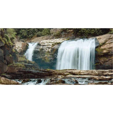 900W Waterfalls Picture Prime Infrared Heating Panel 1200 x 600 - Electric Wall Panel Heater