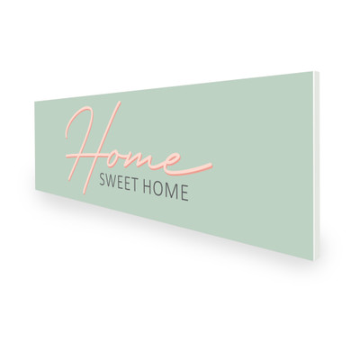 550W Home Sweet Home Picture Prime Infrared Heating Panel 1200 x 400 - Electric Wall Panel Heater