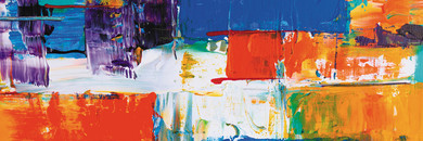 550W Abstract Paint Picture Prime Infrared Heating Panel 1200 x 400 - Electric Wall Panel Heater