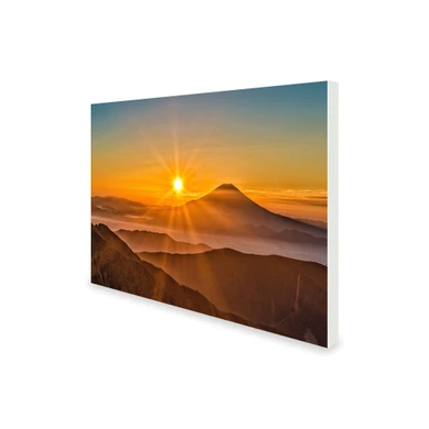 300W Sunset Mountains Picture Prime Infrared Heating Panel 600 x 400 - Electric Wall Panel Heater