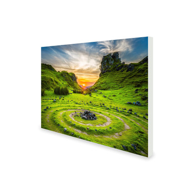300W Mysterious Cairn Picture Prime Infrared Heating Panel 600 x 400 - Electric Wall Panel Heater