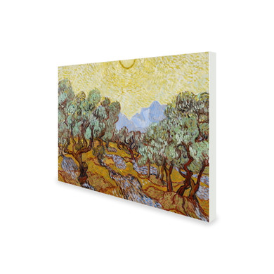 300W Olive Trees with Yellow Sky and Sun Picture Prime Infrared Heating Panel 600 x 400 - Electric Wall Panel Heater