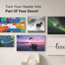 300W Valley at Dusk Picture Prime Infrared Heating Panel 600 x 400 - Electric Wall Panel Heater
