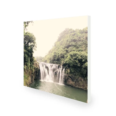 450W Forest Waterfall Picture Prime Infrared Heating Panel 600 x 600 - Electric Wall Panel Heater