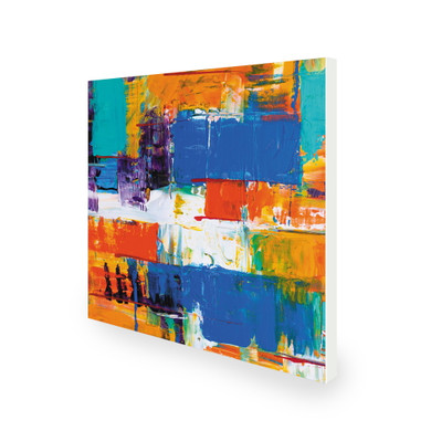 450W Abstract Paint Picture Prime Infrared Heating Panel 600 x 600 - Electric Wall Panel Heater