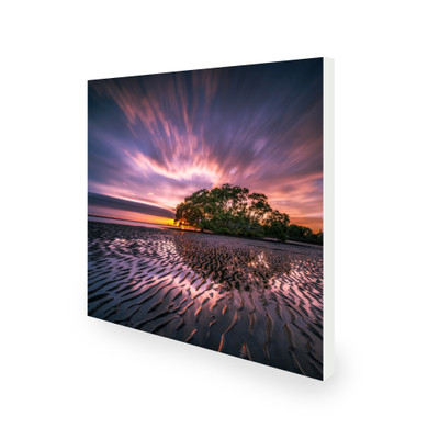 450W Washing Landscape Picture Prime Infrared Heating Panel 600 x 600 - Electric Wall Panel Heater