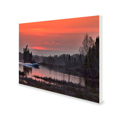 700W Bayou Cruise Picture Prime Infrared Heating Panel 900 x 600 - Electric Wall Panel Heater