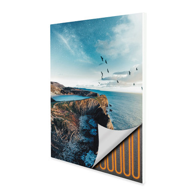 700W Mystical Lagoon Picture Prime Infrared Heating Panel 900 x 600 - Electric Wall Panel Heater