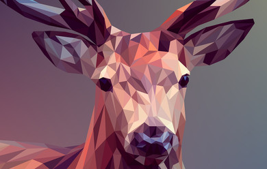 1100W A Deer In Pixels Picture Prime Infrared Heating Panel 1100 x 700 - Electric Wall Panel Heater