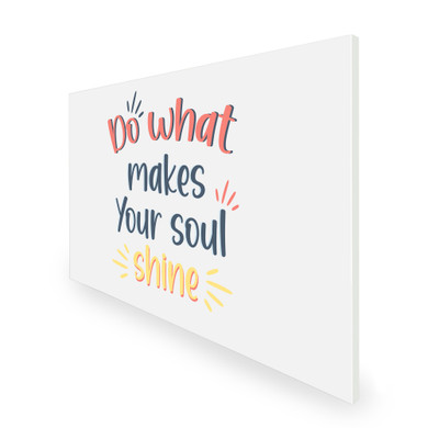 1100W Do What Makes Your Soul Shine Picture Prime Infrared Heating Panel 1100 x 700 - Electric Wall Panel Heater