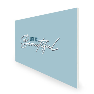1100W Life Is Beautiful Picture Prime Infrared Heating Panel 1100 x 700 - Electric Wall Panel Heater