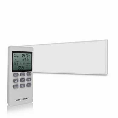 GRADE A - 350W UltraSlim NXT Gen Infrared Heating Panel - Electric Panel Heater Black Frame