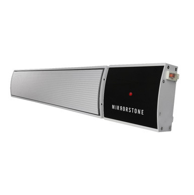 GRADE A - 2.4KW Non Remote Zenos Infrared Bar Heater White