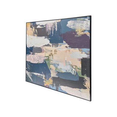GRADE B - 1200w Classic Abstract Nexus Infrared Heating Panel - Electric Panel Heater