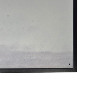 GRADE A - 900W Galloping Stallions Nexus Infrared Heating Panel Black Frame 795 x 1195 - Electric Panel Heater