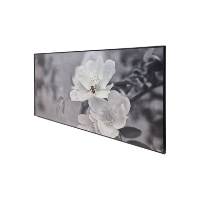 GRADE B - 700W Pollination Picture NXT Gen Infrared Heating Panel Black Frame  595 x 1195 - Electric Panel Heater