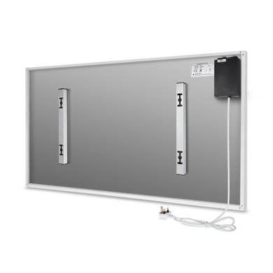 BRAND NEW - 700W Crashing Falls Picture NXT Gen Infrared Heating Panel White Frame  595 x 1195 - Electric Panel Heater