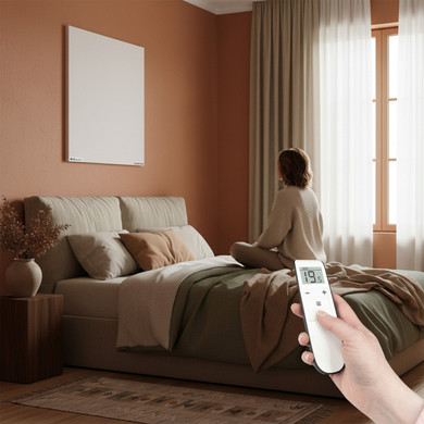 Mirrorstone Pro Infrared Heating Panel With Remote - 450-1100W