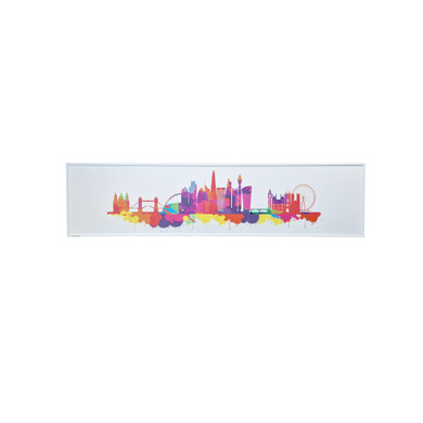 GRADE B - 350W London Skyline UltraSlim Nexus Infrared Heating Panel - Electric Panel Heater White Frame
