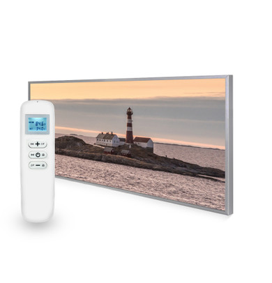 595x1195 Dusky Lighthouse Picture Nexus Wi-Fi Infrared Heating Panel 700W - Electric Wall Panel Heater