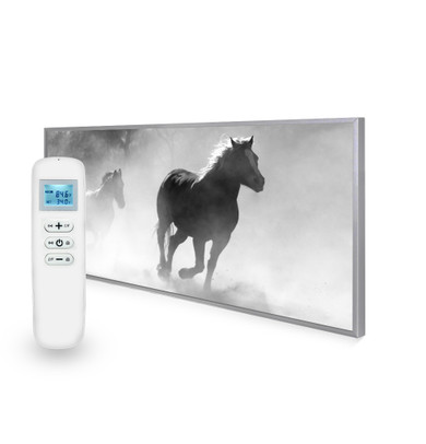 595x1195 Galloping Stallions Picture Nexus Wi-Fi Infrared Heating Panel 700W - Electric Wall Panel Heater