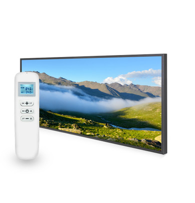 595x1195 Rolling Cloud Picture Nexus Wi-Fi Infrared Heating Panel 700W - Electric Wall Panel Heater