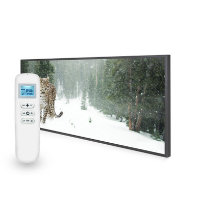 595x1195 Persian Snow Leopard Picture Nexus Wi-Fi Infrared Heating Panel 700W - Electric Wall Panel Heater
