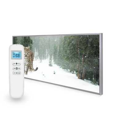 595x1195 Persian Snow Leopard Picture Nexus Wi-Fi Infrared Heating Panel 700W - Electric Wall Panel Heater