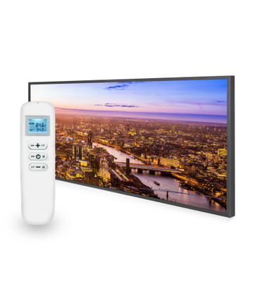 595x1195 London Skyline Picture Nexus Wi-Fi Infrared Heating Panel 700W - Electric Wall Panel Heater