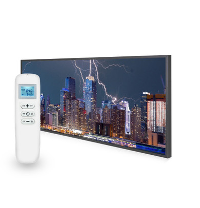 595x1195 Thunderstorm Picture Nexus Wi-Fi Infrared Heating Panel 700W - Electric Wall Panel Heater