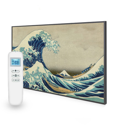 795x1195 Great Wave Off Kaganawa Image Nexus Wi-Fi Infrared Heating Panel 900W - Electric Wall Panel Heater