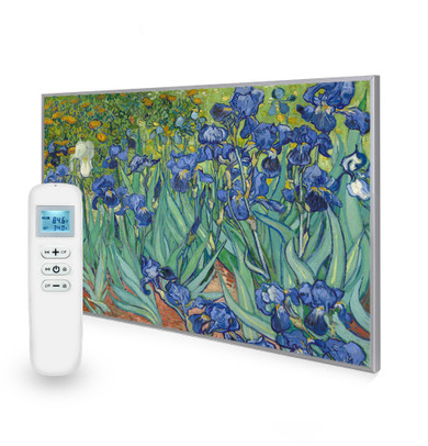 795x1195 Irises Picture Nexus Wi-Fi Infrared Heating Panel 900W - Electric Wall Panel Heater