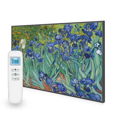 795x1195 Irises Picture Nexus Wi-Fi Infrared Heating Panel 900W - Electric Wall Panel Heater