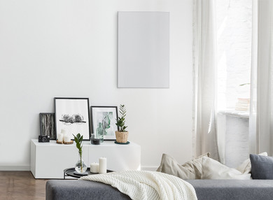 580W Quartz Glass Wi-Fi Infrared Heating Panel (Available In Black Or White) - Electric Panel Heater