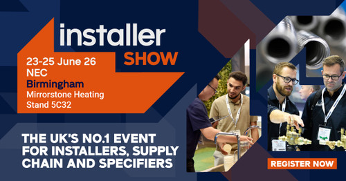 Come and See Mirrorstone Heating At Installer Show 2026!