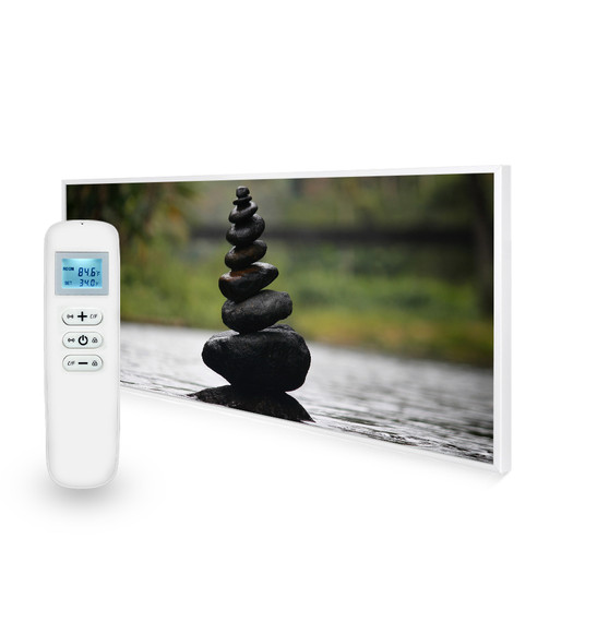595x1195 Water Pebbles Image Nexus Wi-Fi Infrared Heating Panel 700w - Electric Wall Panel Heater