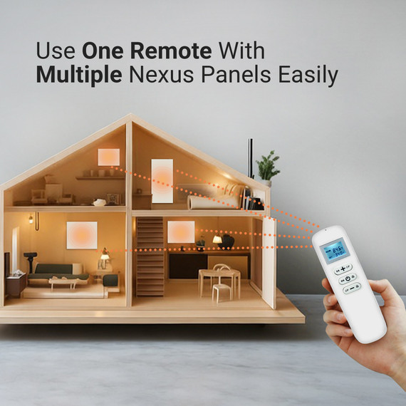 580W Nexus Wi-Fi Infrared Heating Panel - Electric Panel Heater