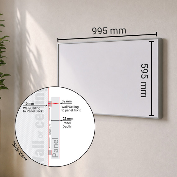 580W Nexus Wi-Fi Infrared Heating Panel - Electric Panel Heater