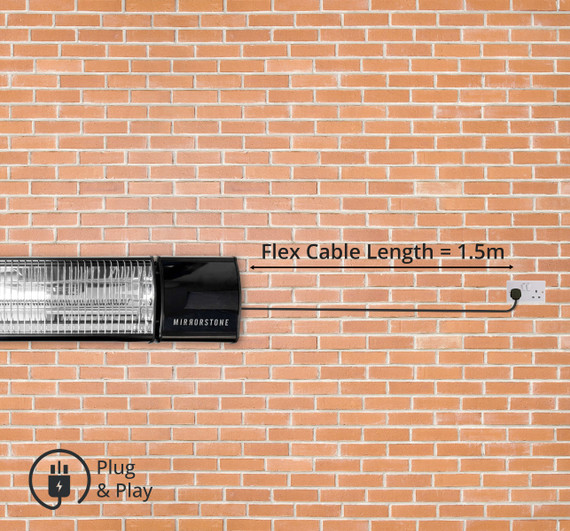 2.4kW Athena Infrared Bar Heater