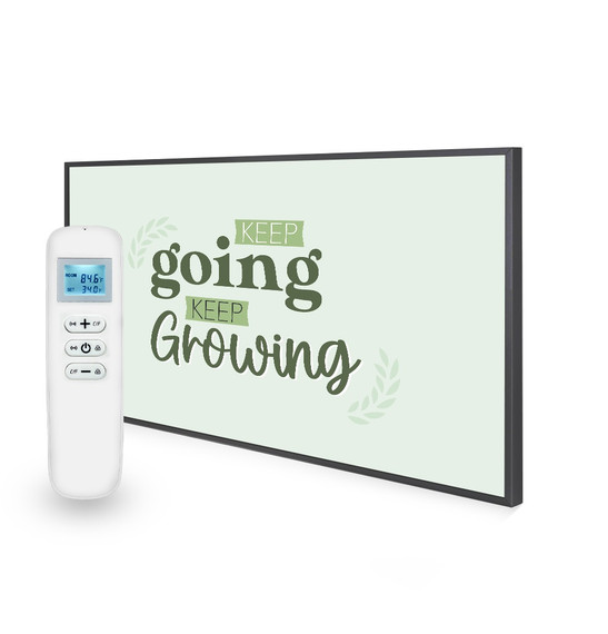 595x995 Keep Going Keep Growing Quote Nexus Wi-Fi Infrared Heating Panel 580W - Electric Wall Panel Heater