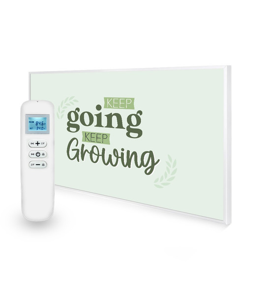 595x995 Keep Going Keep Growing Quote Nexus Wi-Fi Infrared Heating Panel 580W - Electric Wall Panel Heater