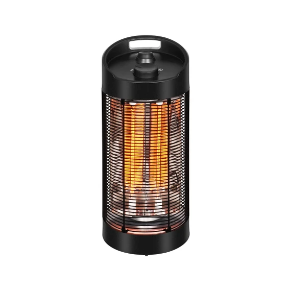 1.2kW EQ Heat Electric Table Top Patio Heater Black
