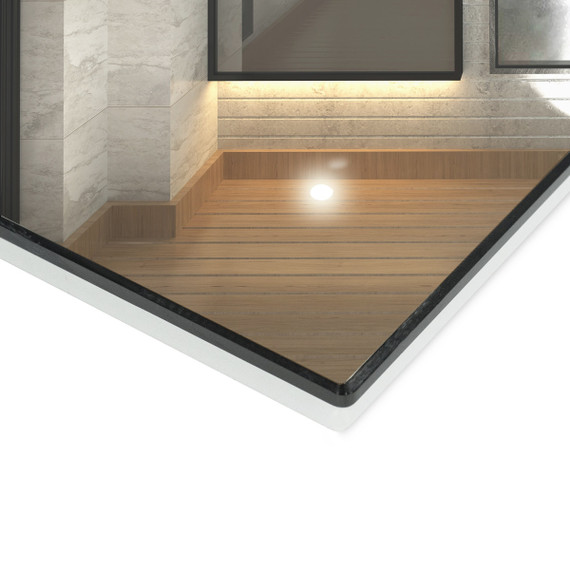 700w Mirrored Wi-Fi Infrared Heating Panel - Electric Panel Heater